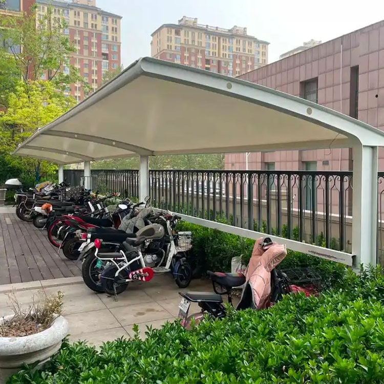 北流市膜结构电动车棚